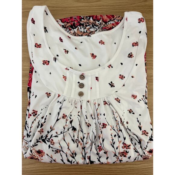 Women's Casual Round Neck Short Sleeve Tunic Top for Leggings Loose Blouse Shirt - Picture 8 of 8